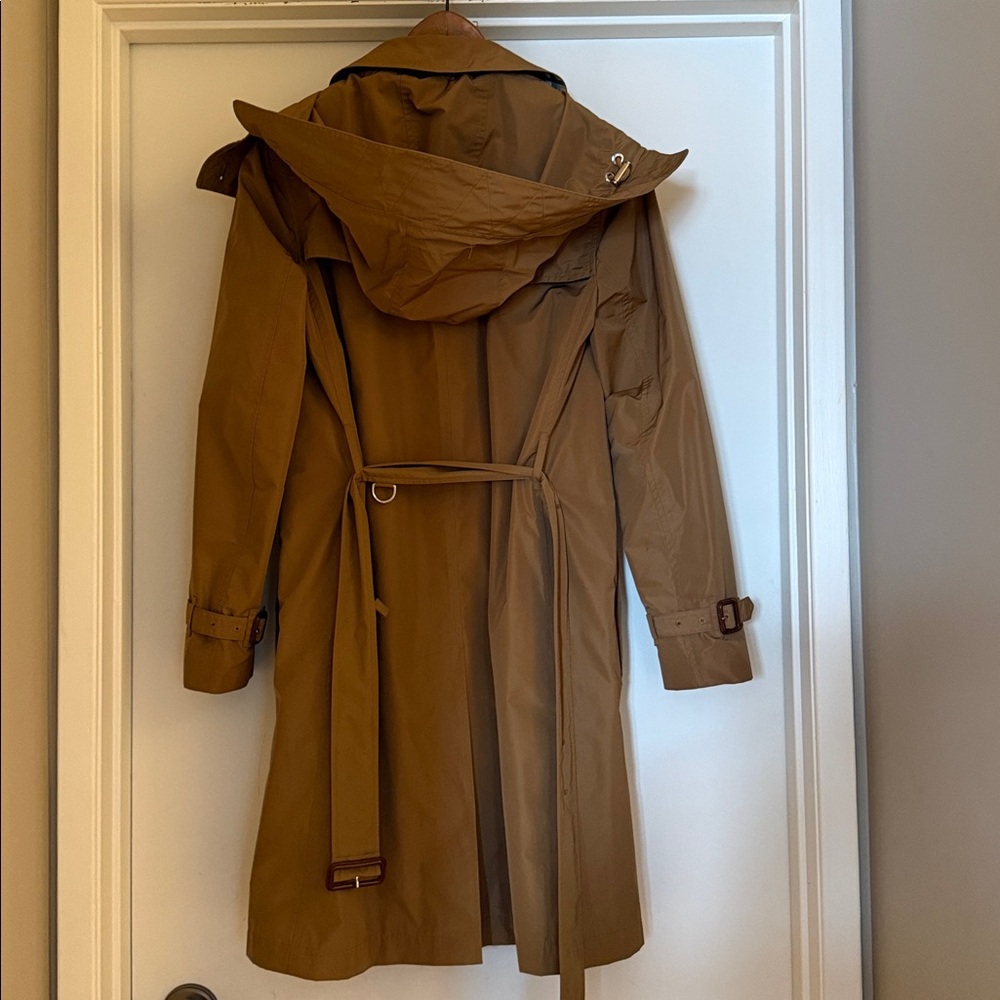 Burberry taffeta trench coat size US 4 - Picture 4 of 13